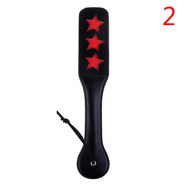 32CM Leather Double-deck Spanking Paddle Slave Sex Toy for Woman Men Paddle Spank Butt BDSM Sex Whip Fetish Bondage Erotic Toys