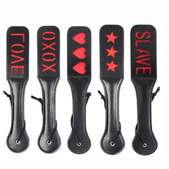 32CM Leather Double-deck Spanking Paddle Slave Sex Toy for Woman Men Paddle Spank Butt BDSM Sex Whip Fetish Bondage Erotic Toys