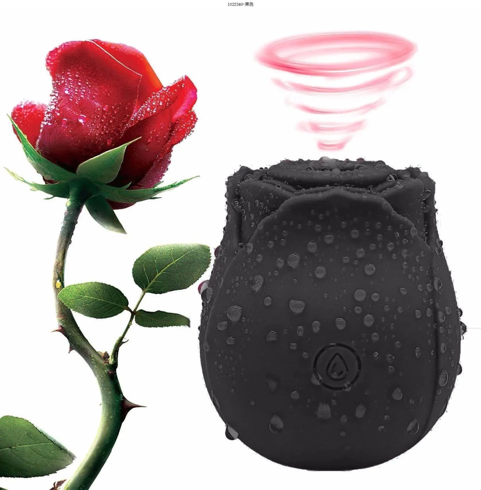 Powerful Sucking-Rose Vibrator Toy for Women Vacuum Stimulator Oral Nipple Clit Sucker for Female Adults Masturbation Sex Toys