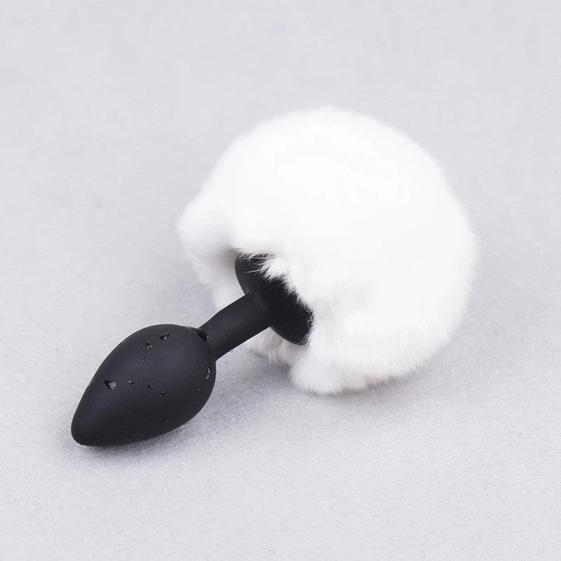 Silicone Anal Plug Plush Rabbit Tail Sex Toy for Women Men Gay Sexy Butt Plug Prostate Massager Tail Anal Plug Erotic Role Play