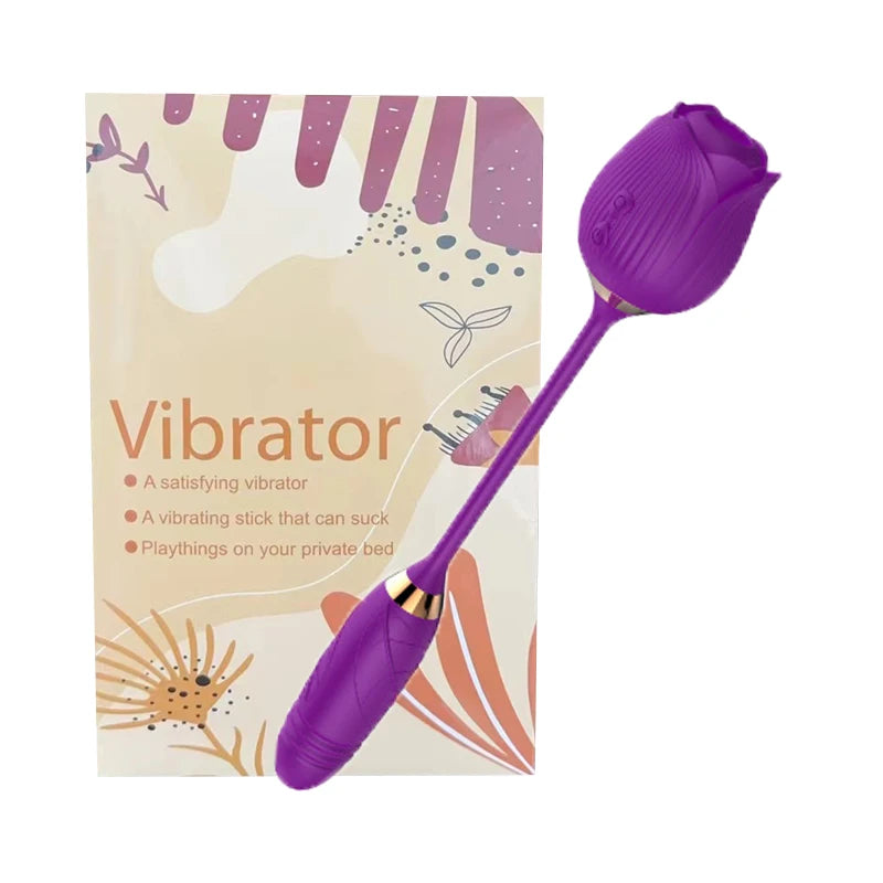 Vibrator for Women Dildo Sex Toys Rose Sucking Thrusting Vibrating Clit Sucker Nipple Clitoris Stimulation Female for Adults 18+