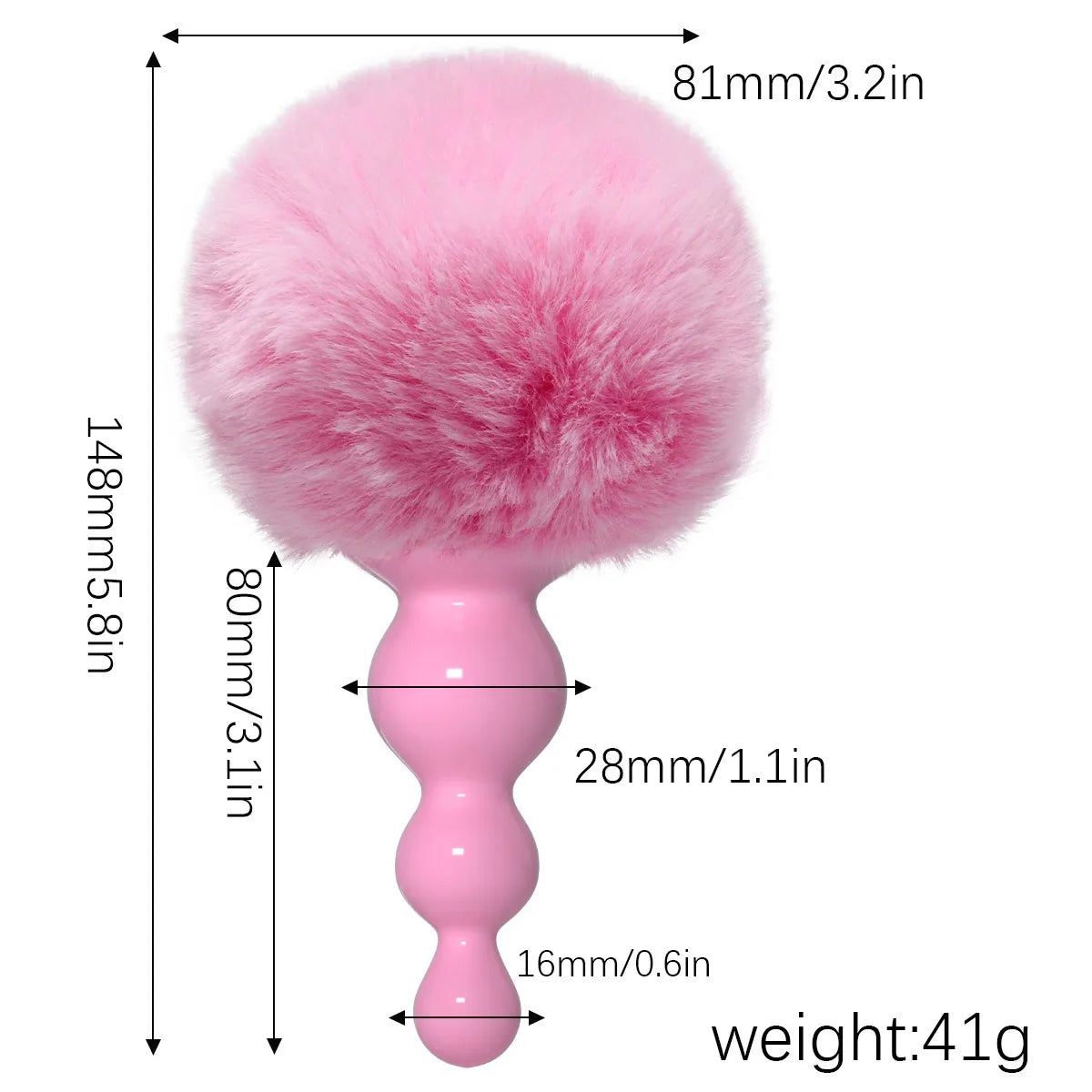 Silicone Anal Plug Plush Rabbit Tail Sex Toy for Women Men Gay Sexy Butt Plug Prostate Massager Tail Anal Plug Erotic Role Play