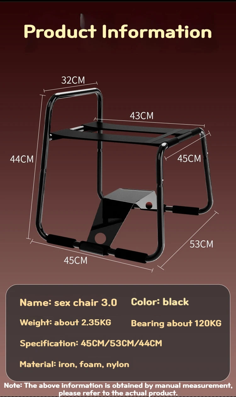 BDSM Couple Sex Chair Sex Toys For Adult Game Position Chair Sex Furniture Aid Elastic Stool Novelty Toy Erotica Equipment Chair