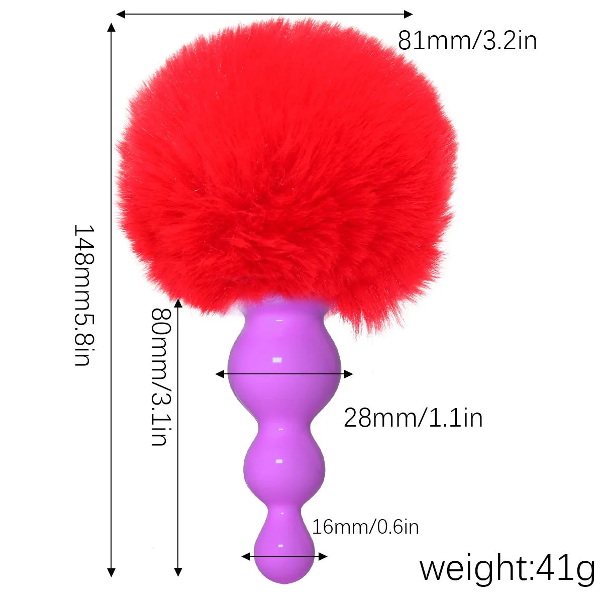 Silicone Anal Plug Plush Rabbit Tail Sex Toy for Women Men Gay Sexy Butt Plug Prostate Massager Tail Anal Plug Erotic Role Play