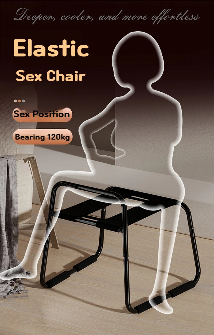 BDSM Couple Sex Chair Sex Toys For Adult Game Position Chair Sex Furniture Aid Elastic Stool Novelty Toy Erotica Equipment Chair