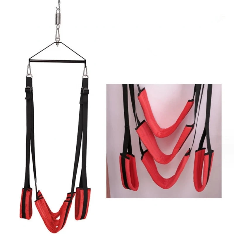 Sex Swing Metal Tripod Stents Sexual Furniture Fetish Bondage Adult Products Chairs Hanging Pleasure Sex Toys for Couples Women