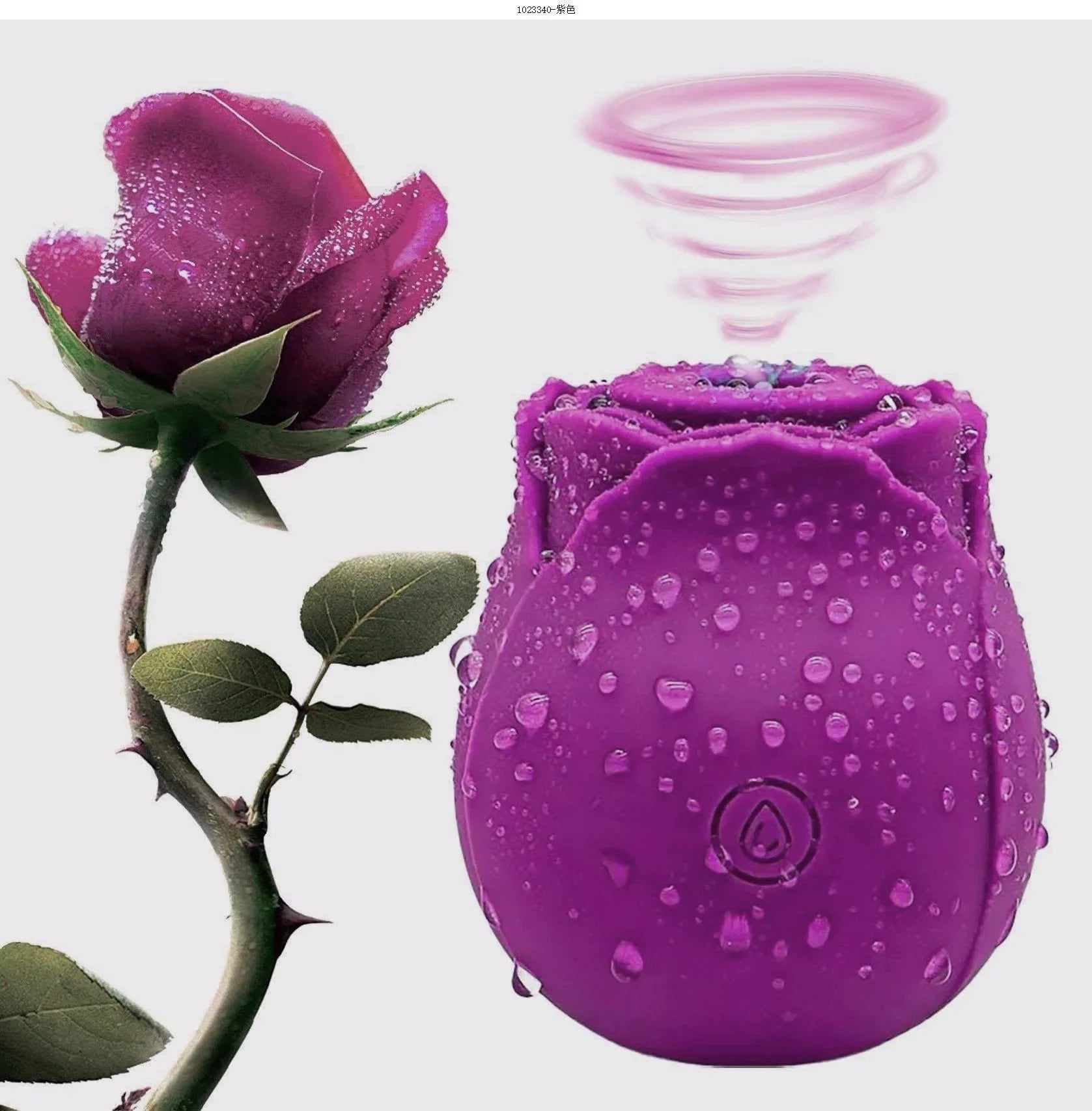 Powerful Sucking-Rose Vibrator Toy for Women Vacuum Stimulator Oral Nipple Clit Sucker for Female Adults Masturbation Sex Toys